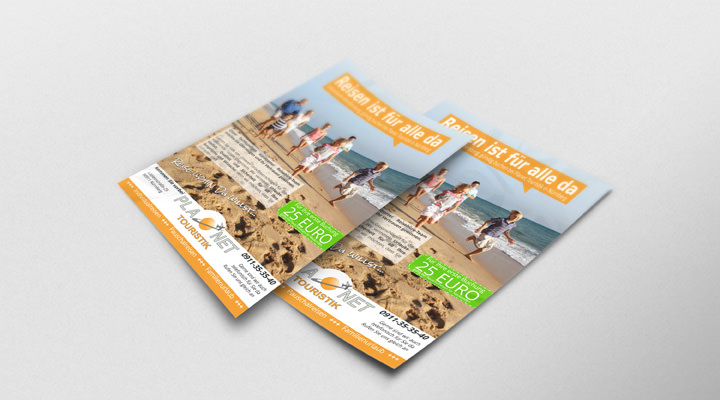 Planet-Touristik Flyer